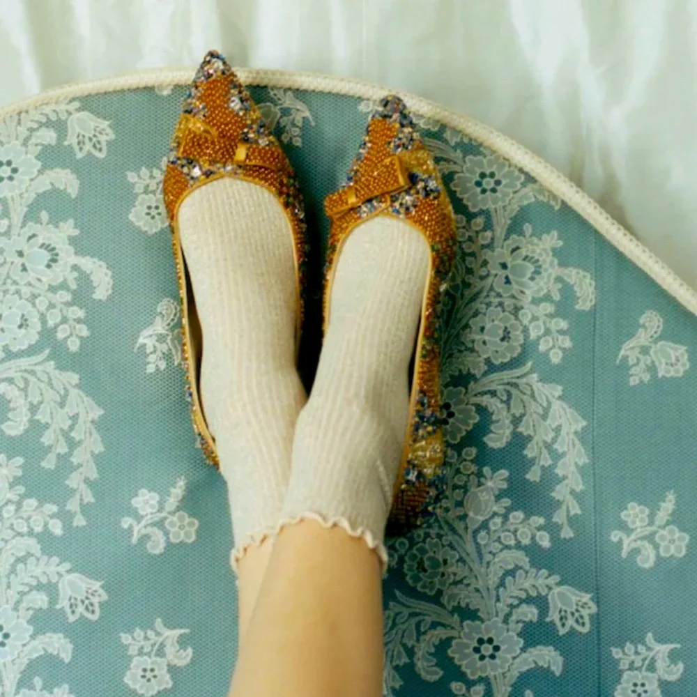 ****SOLD*** Sarah Flint The Woman in Gold Limited Edition Natalie Flats - Picture 1 of 16